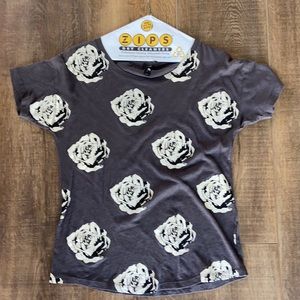 Women’s size Small J-Crew Tee Shirt with Roses